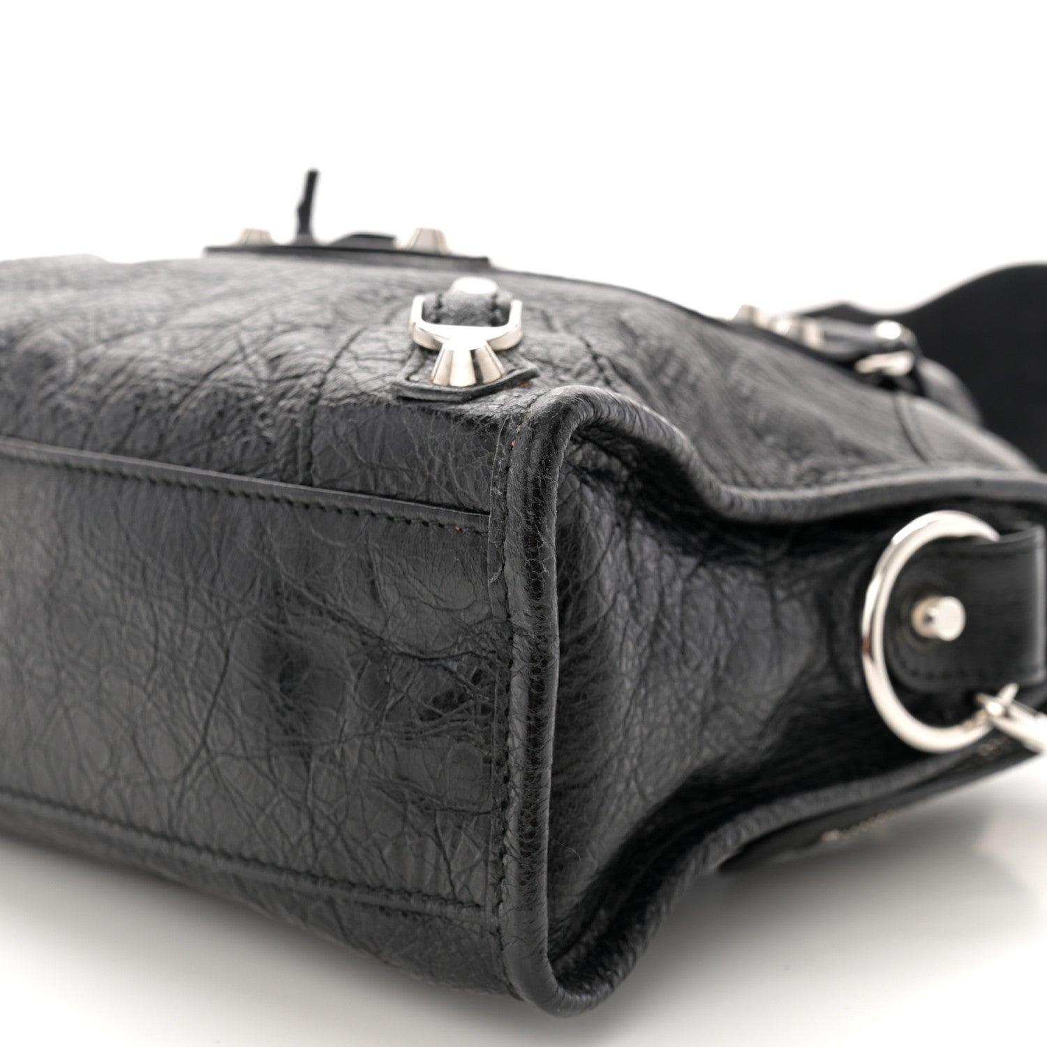 Balenciaga Agneau Classic Silver Hardware Mini City Black 11 of 11