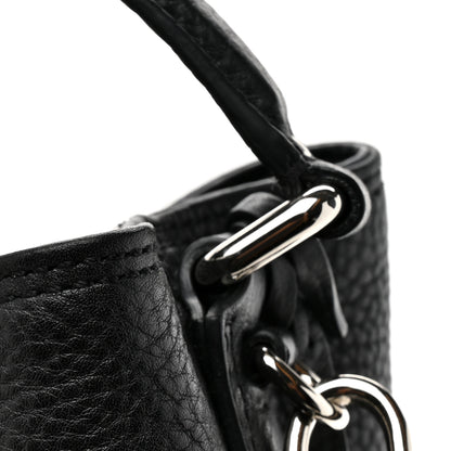 Burberry Calfskin Studded Medium Susanna Hobo Black 9 of 9