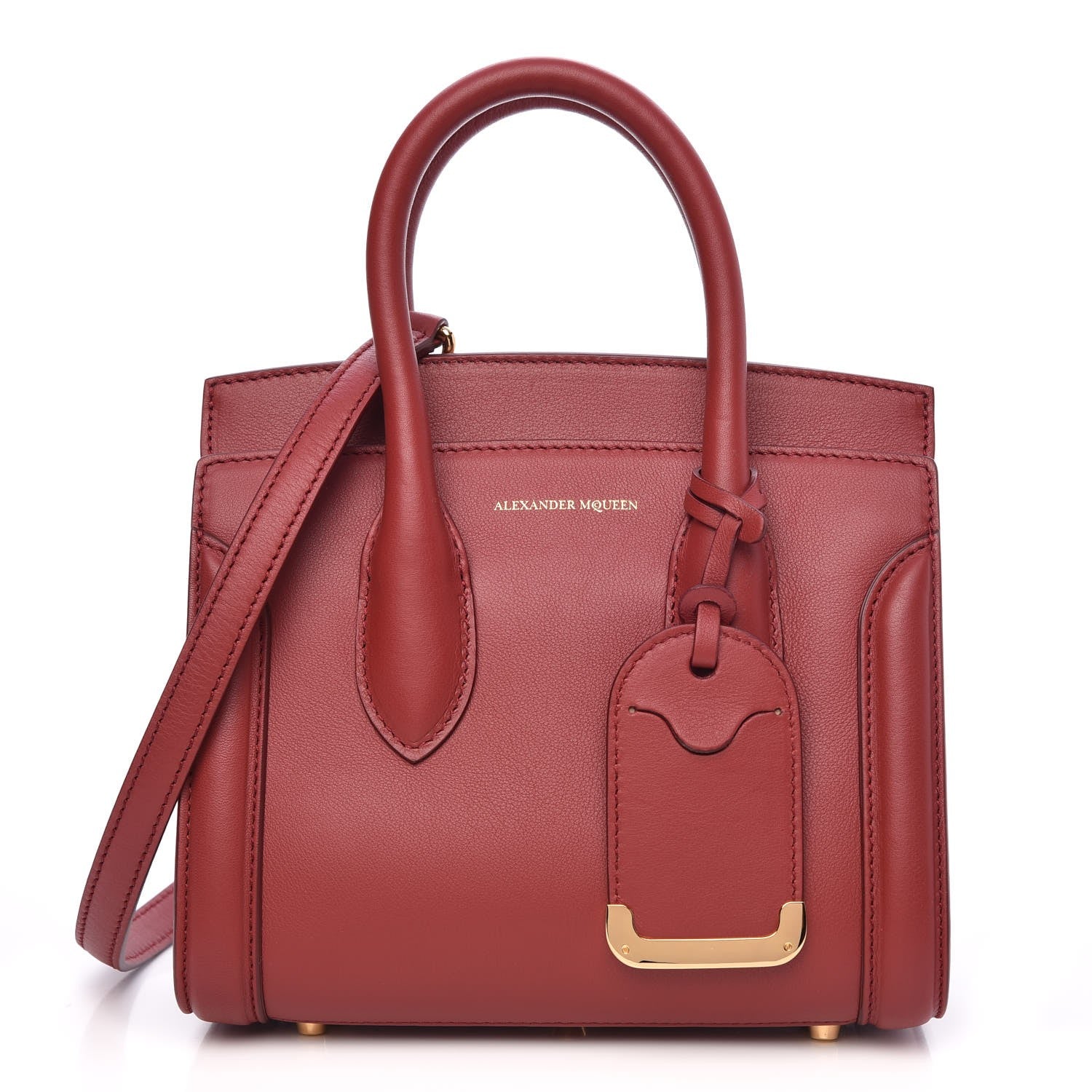 Alexander McQueen Calfskin Mini Heroine 21 Scarlet 1 of 7