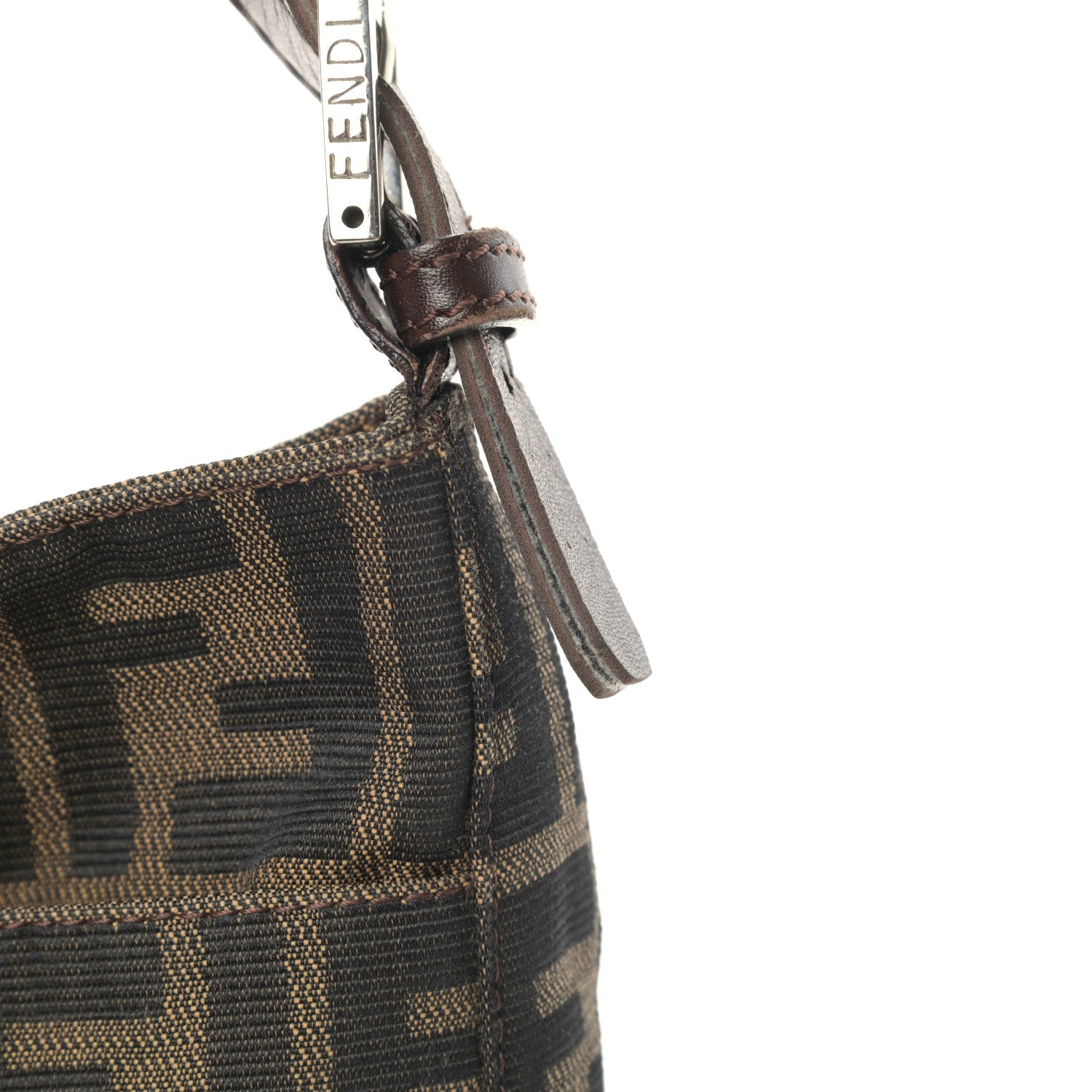 Fendi Zucca Shoulder Bag Tobacco 9 of 12