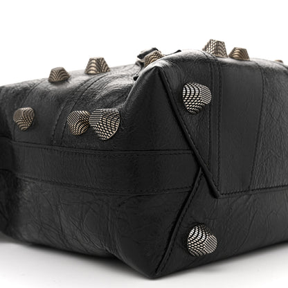 Balenciaga Agneau Arena Medium Le Cagole Carry All Bag Black 9 of 12