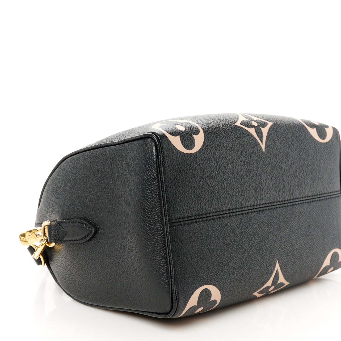 Empreinte Monogram Giant Speedy Bandouliere 25 Black Beige
