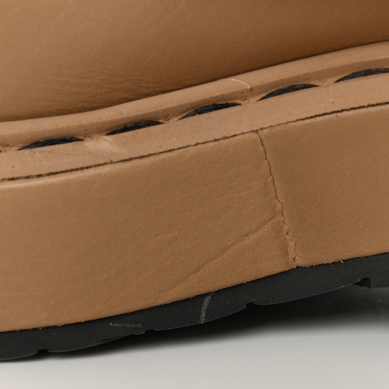 Chanel Calfskin Lace Up CC Short Boots 35.5 Beige Black 15 of 20