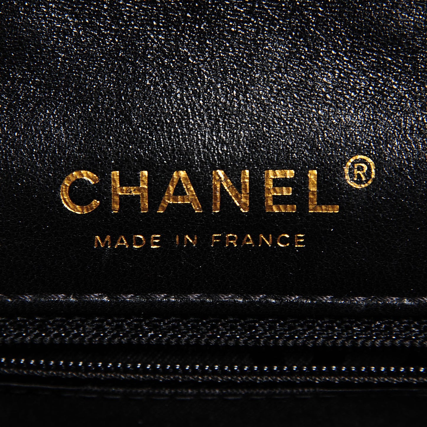 Lambskin Stitched Mini Flap Black