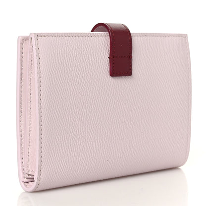 Celine Grained Calfskin Medium Multifunction Strap Wallet Peony Carmin 3 of 7