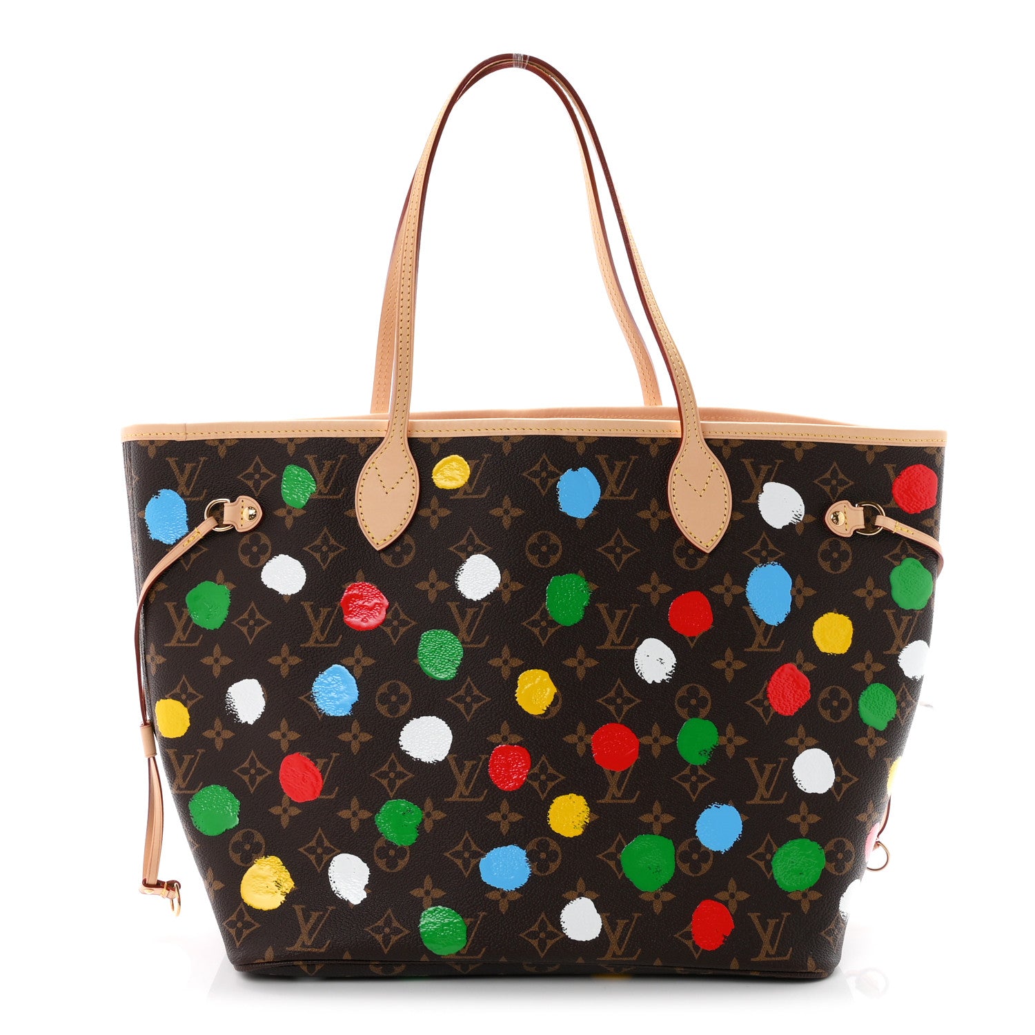 Louis Vuitton LV X YK Monogram Dots Neverfull MM 1 of 10
