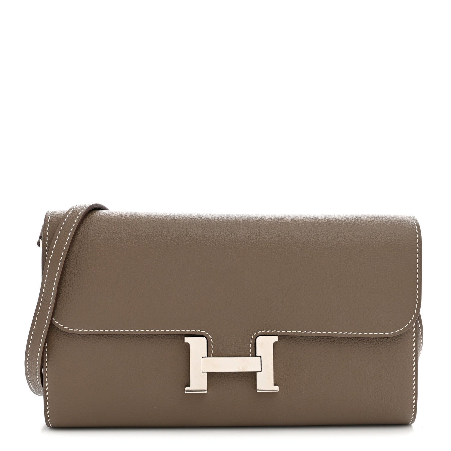 Hermes Evercolor Constance Wallet To Go Etoupe 1 of 10