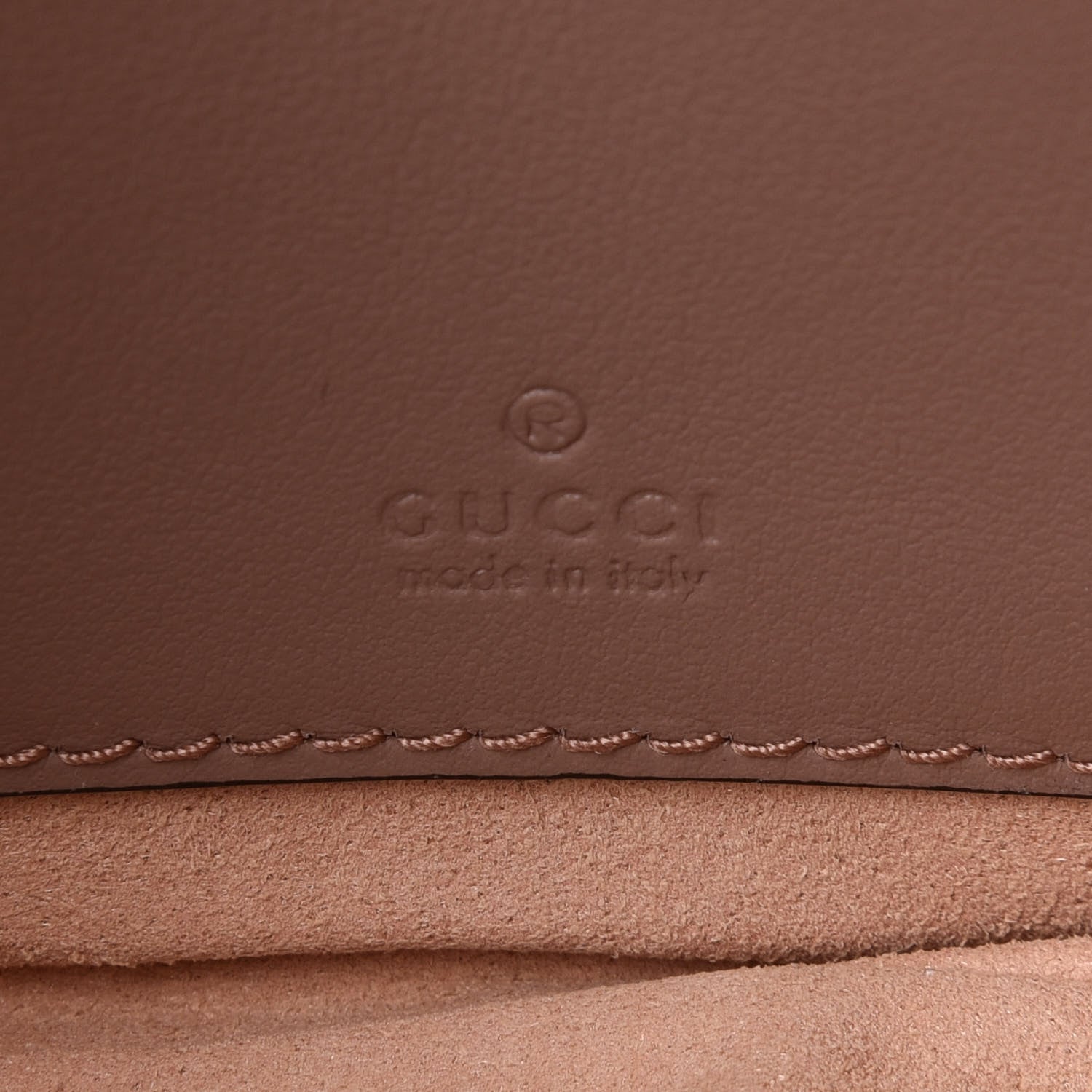 Gucci Calfskin Matelasse GG Marmont Wrist Wallet Porcelain Rose 6 of 9