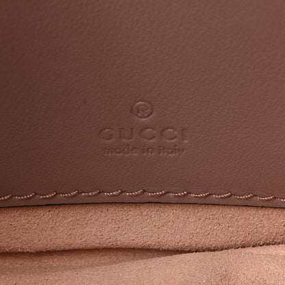 Gucci Calfskin Matelasse GG Marmont Wrist Wallet Porcelain Rose 6 of 9