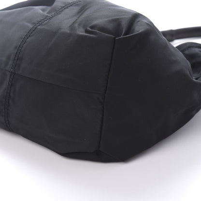 Prada Tessuto Nylon Vitello Hobo Black 7 of 10