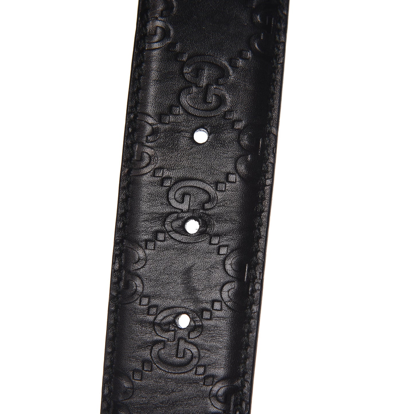 Guccissima Interlocking G 40mm Belt 85 34 Black
