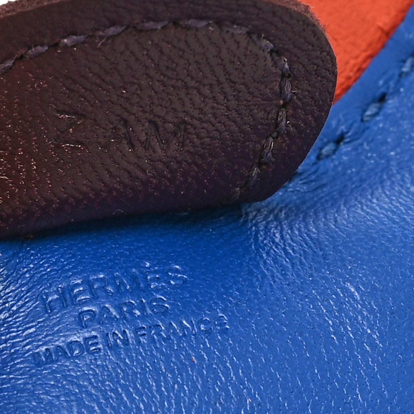 Milo Lambskin Grigri Rodeo Horse Bag Charm PM Bleu France Cornaline Rouge Sellier