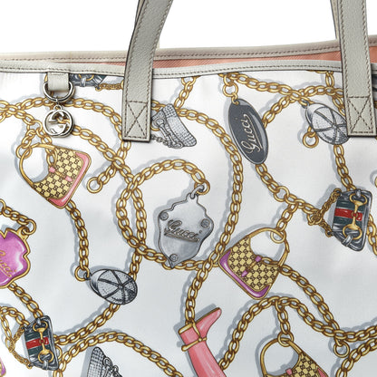 Gucci Nylon Print Tote White 10 of 11