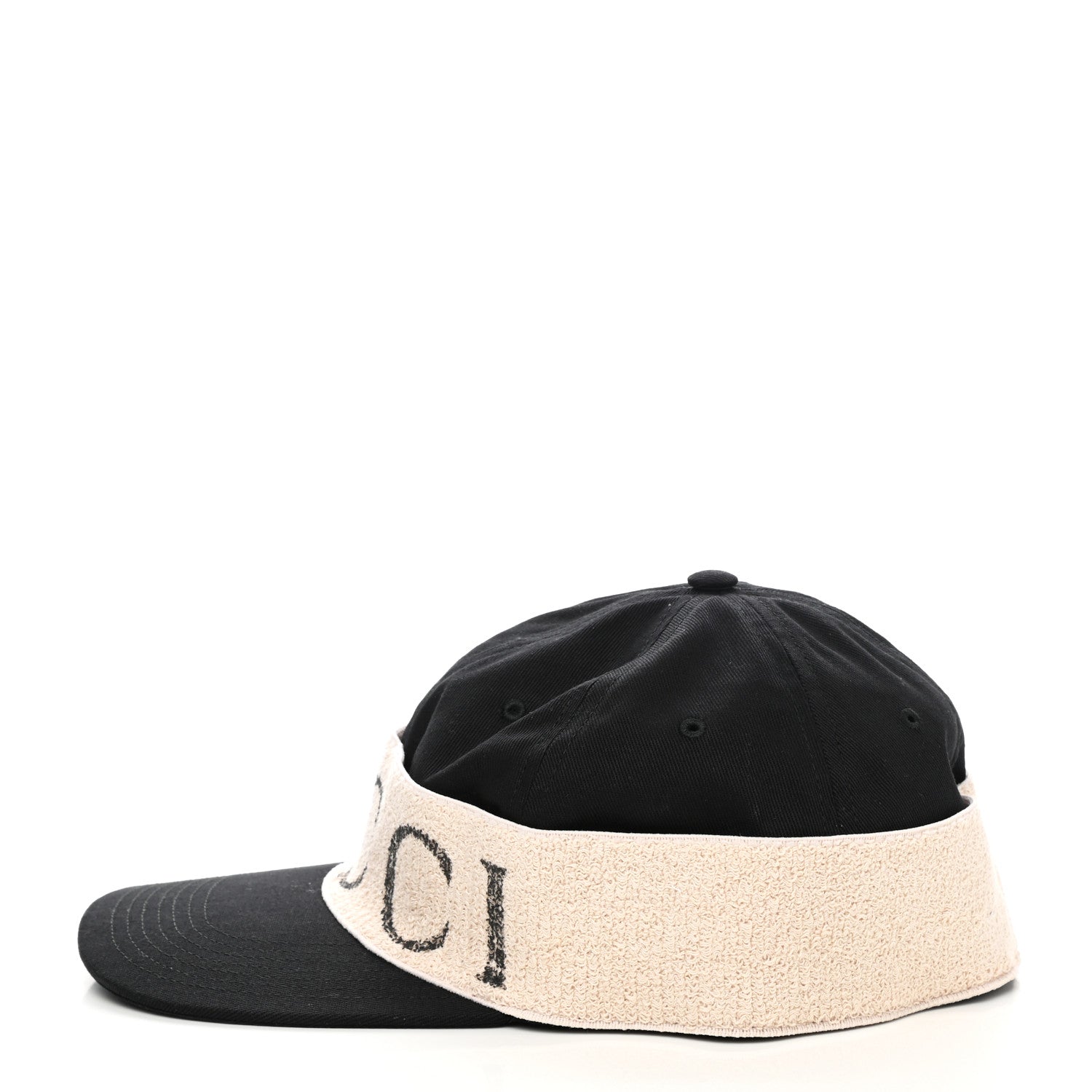 Gucci Gabardine Gucci Headband Baseball Hat L Black 4 of 8