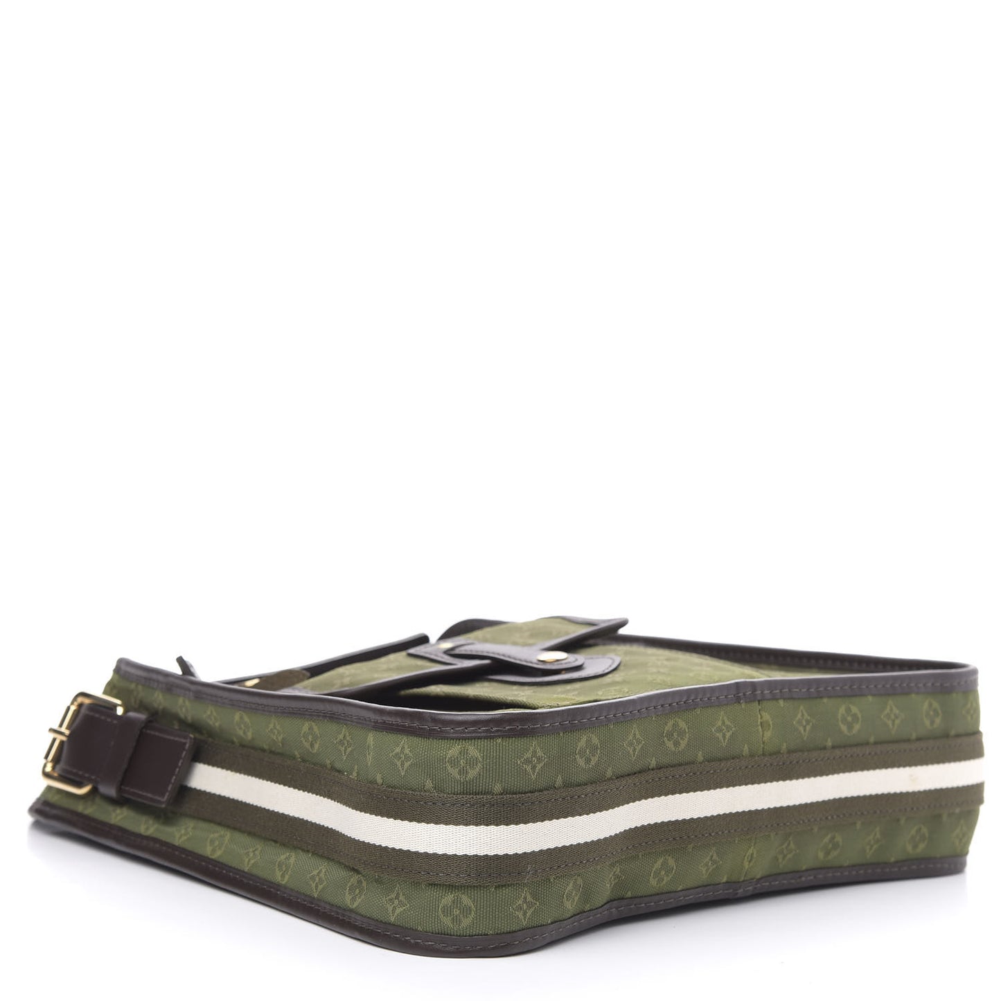 Mini Monogram Besace Mary Kate Kaki