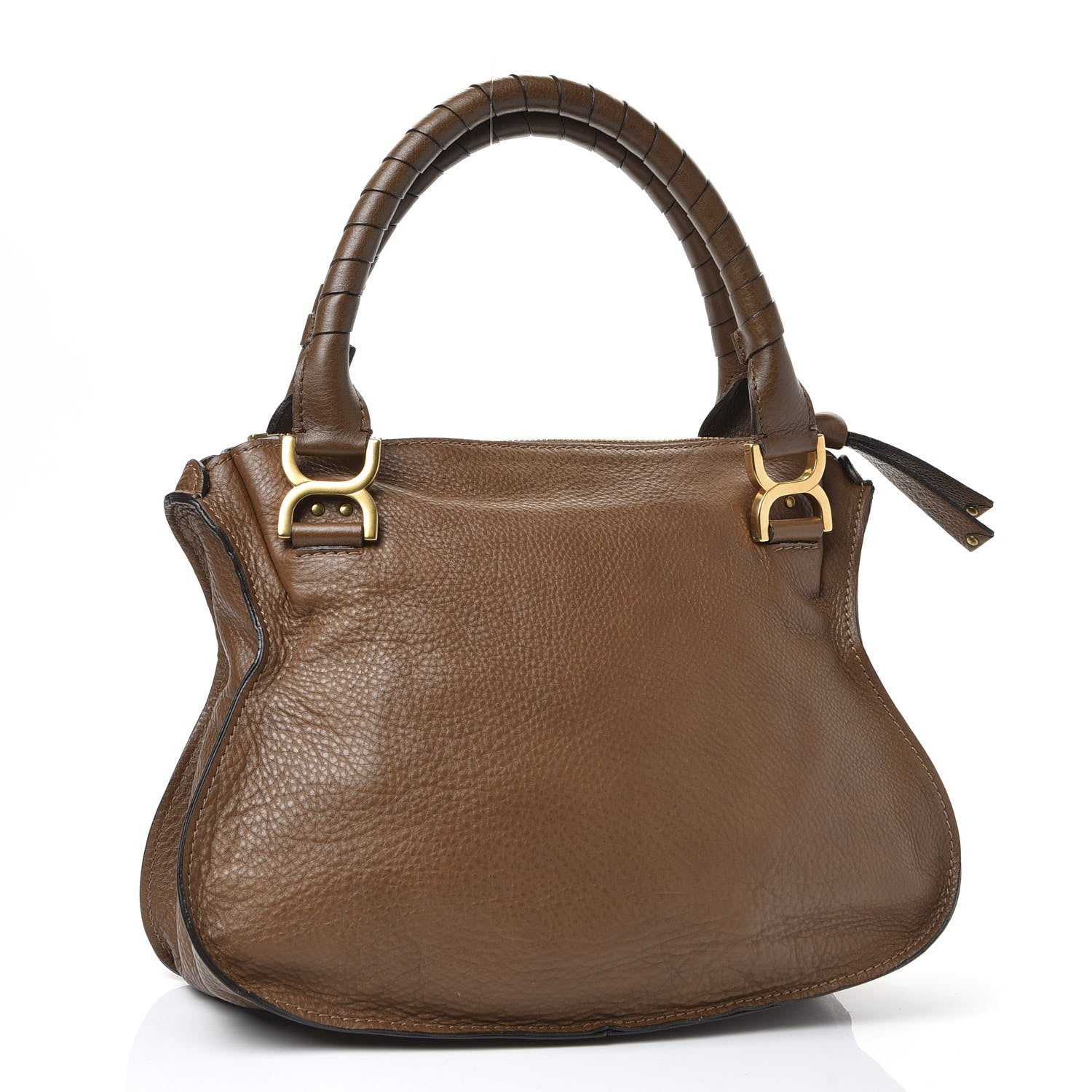 Chloe Calfskin Medium Marcie Satchel Barbour Khaki 2 of 9