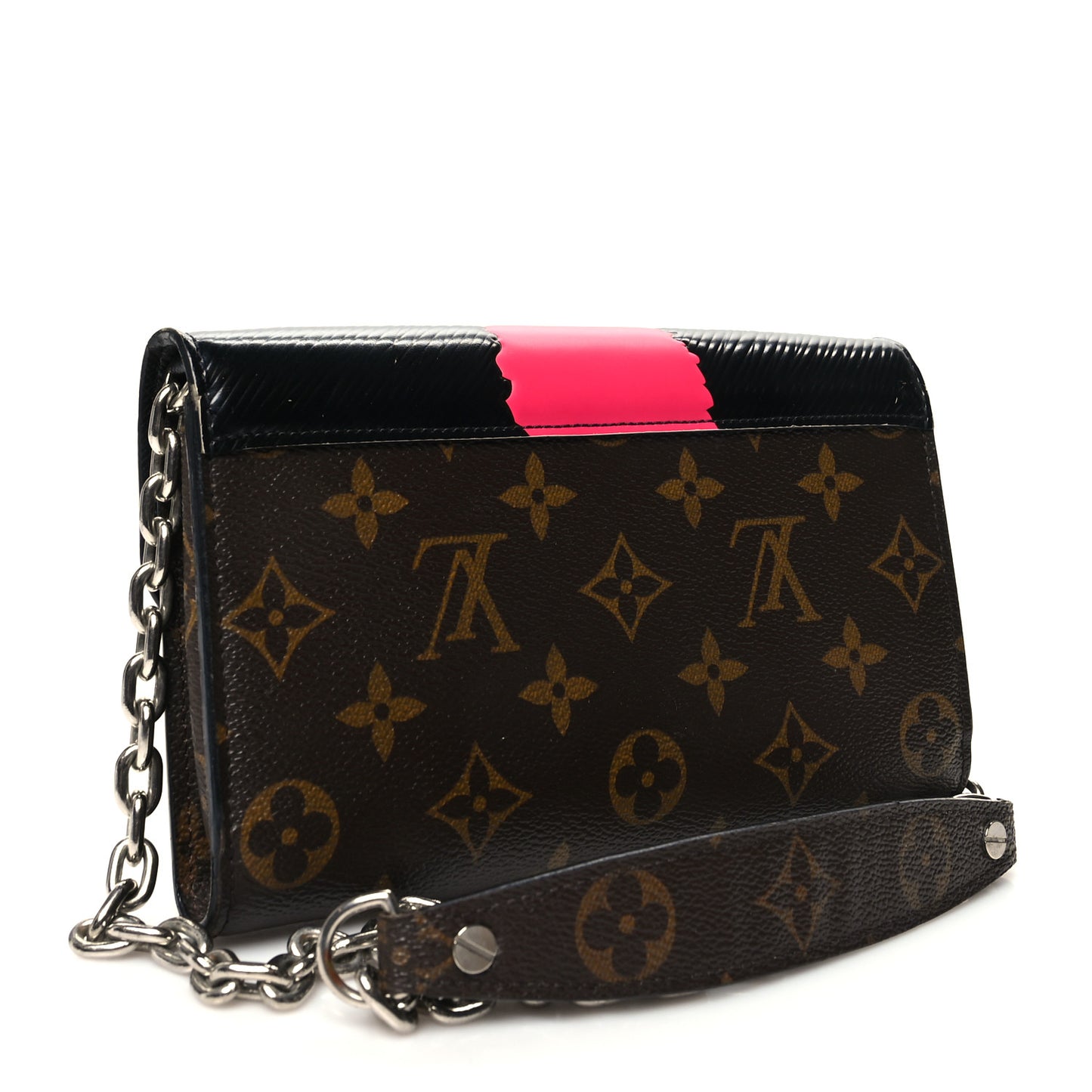 Monogram Kabuki Chain Wallet Black