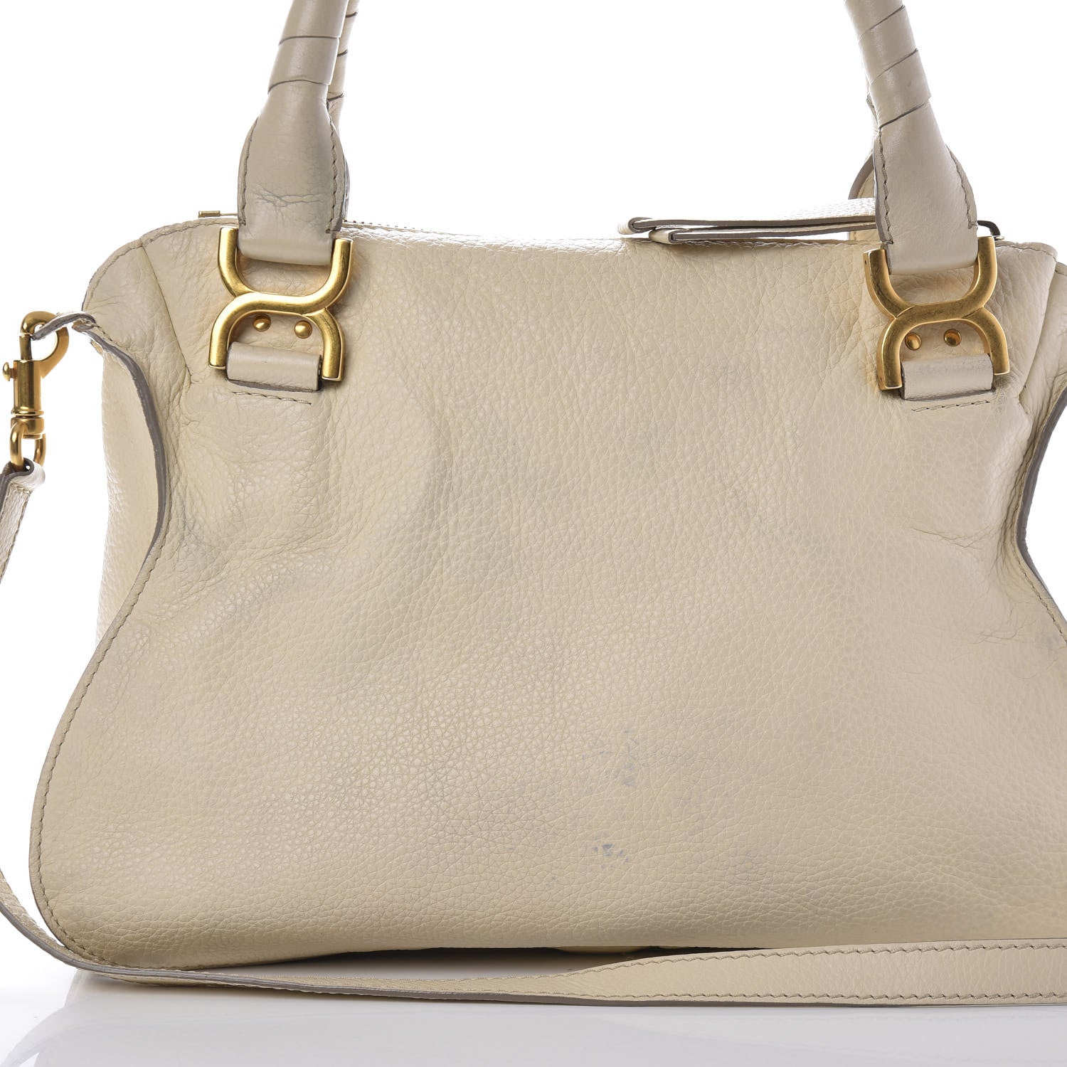 Chloe Calfskin Medium Marcie Satchel Cream 13 of 14