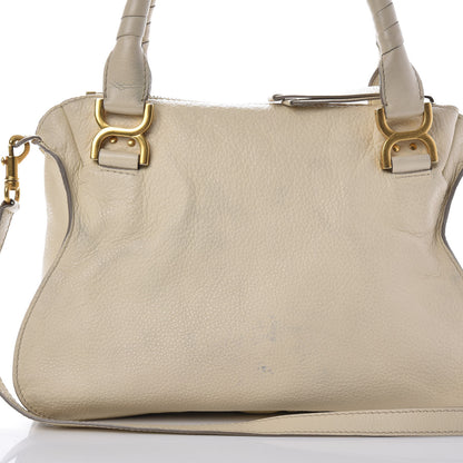 Chloe Calfskin Medium Marcie Satchel Cream 13 of 14