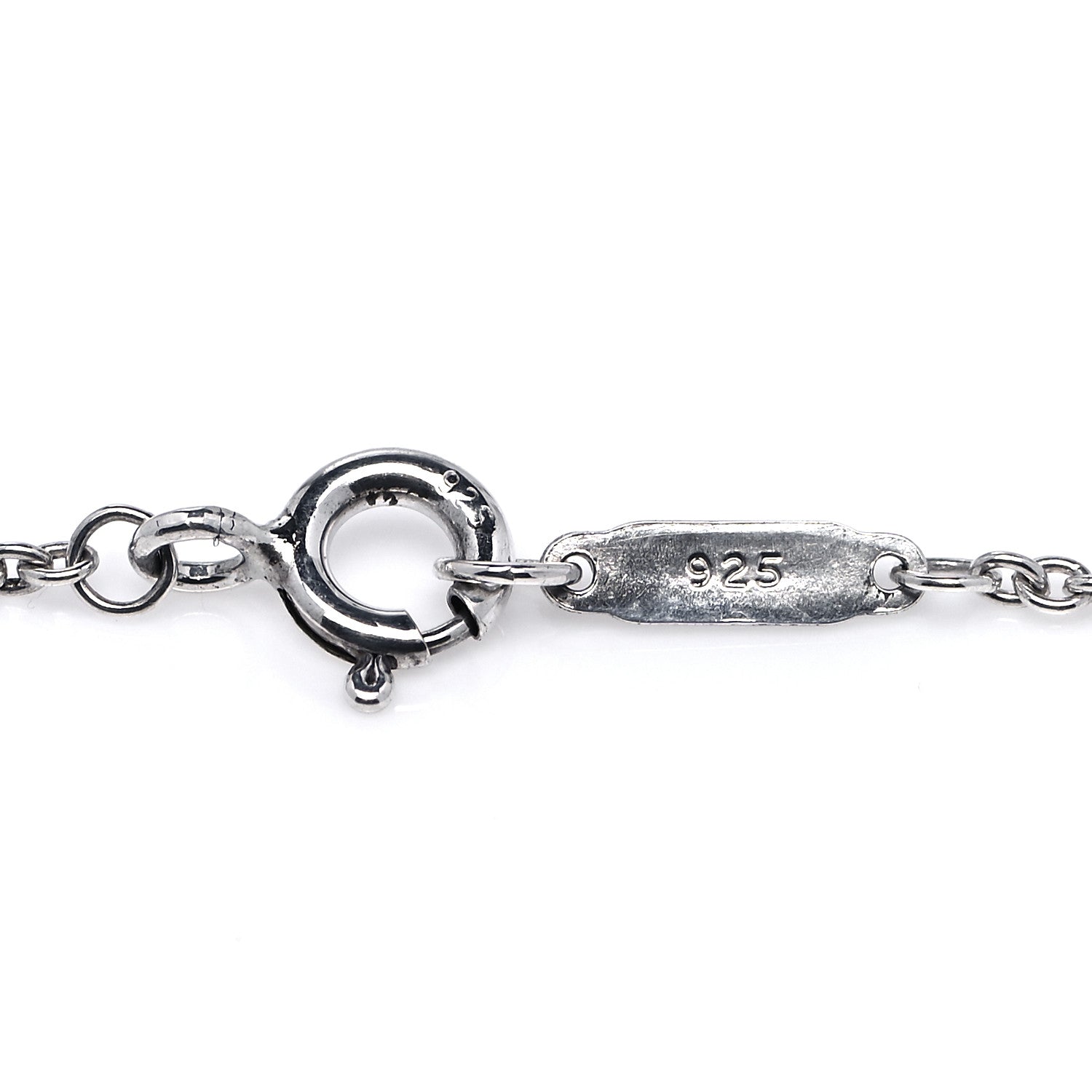 Tiffany Sterling Silver 1837 Interlocking Circles Lariat Necklace 3 of 6