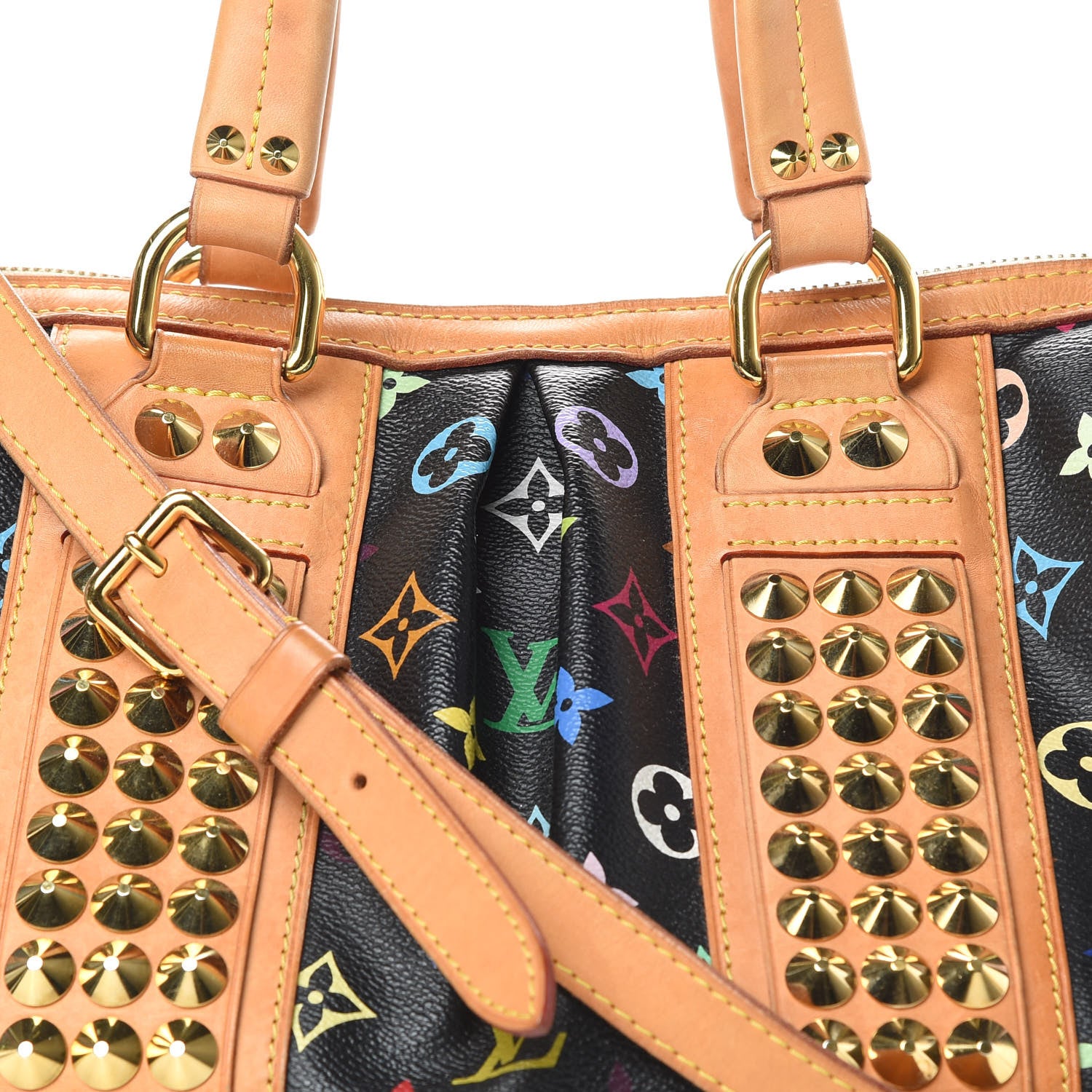 Louis Vuitton Monogram Multicolor Courtney MM Black 8 of 16