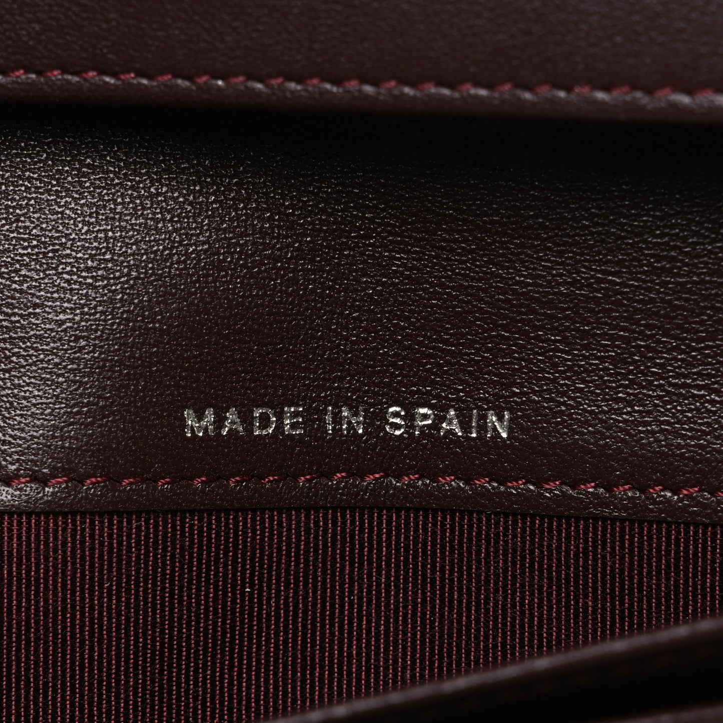 Lambskin Quilted Yen Wallet Black