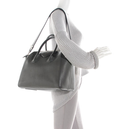 Givenchy Sugar Goatskin Medium Antigona Grey 2 of 9