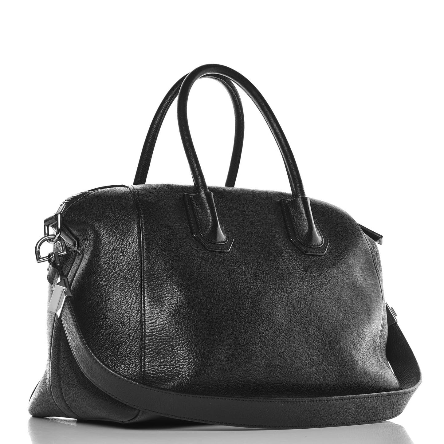 Sugar Goatskin Medium Antigona Black