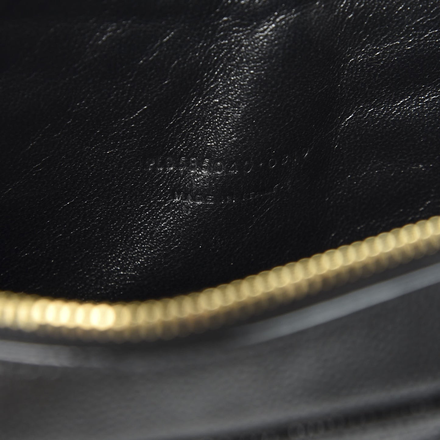Grain De Poudre Matelasse Monogram Mini Lou Camera Bag Black