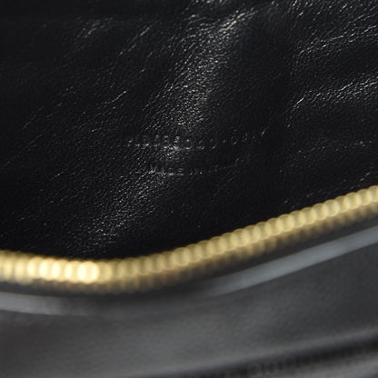 Saint Laurent Grain De Poudre Matelasse Monogram Mini Lou Camera Bag Black 8 of 9