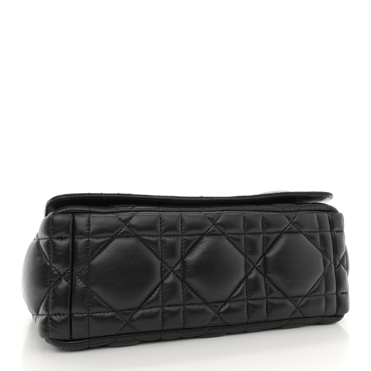 Calfskin Macrocannage Medium Caro Bag Black