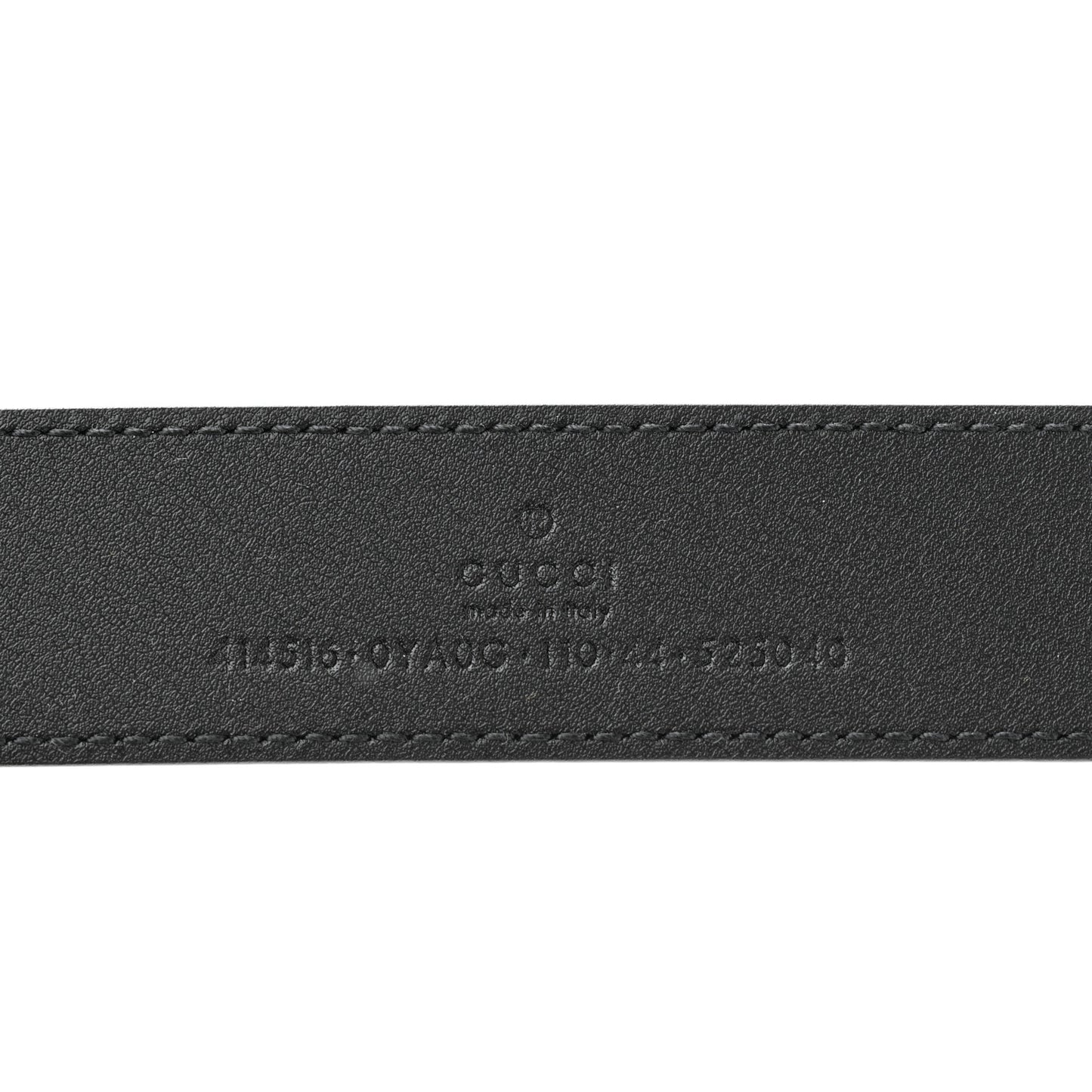 Plutone Calfskin Double G 30mm Belt 110 44 Black
