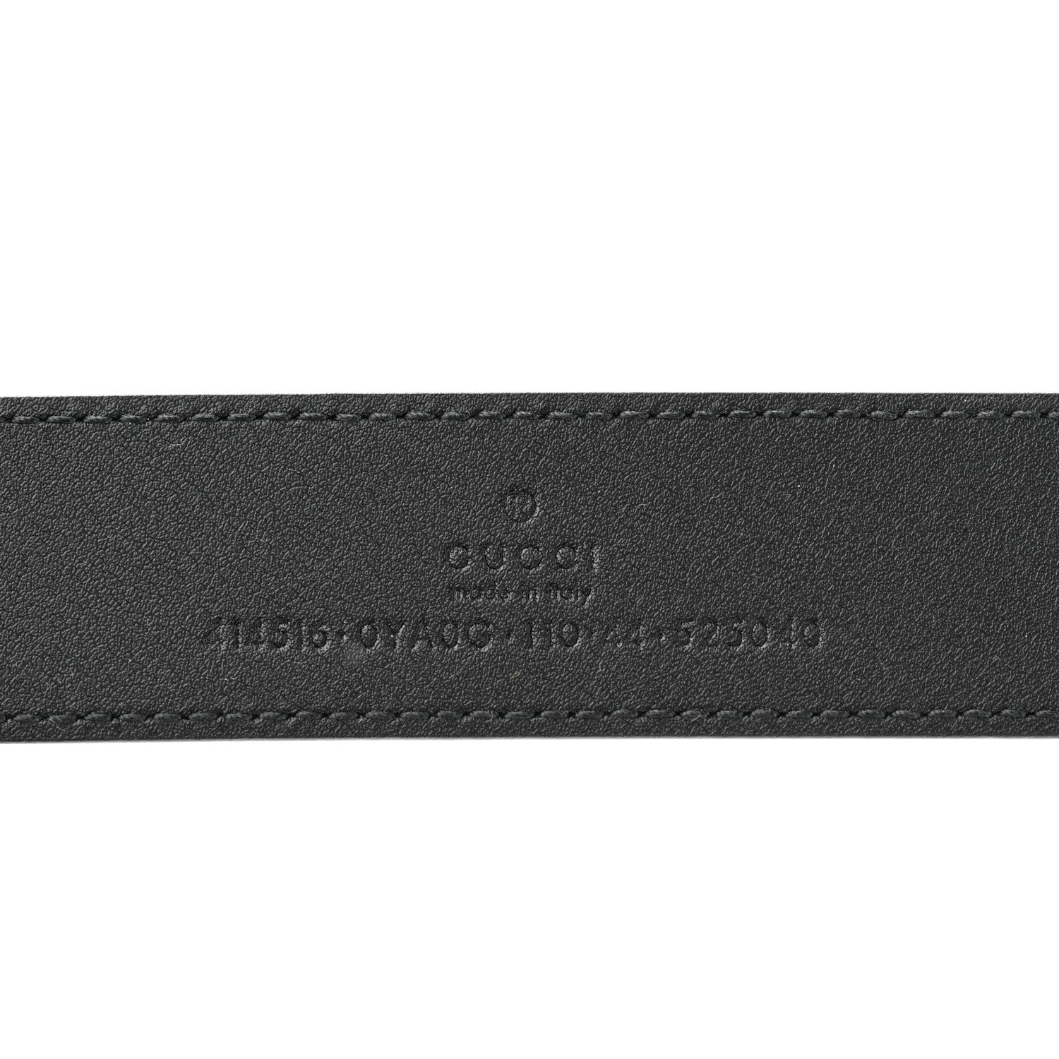 Gucci Plutone Calfskin Double G 30mm Belt 110 44 Black 4 of 5