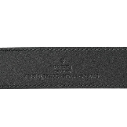 Gucci Plutone Calfskin Double G 30mm Belt 110 44 Black 4 of 5