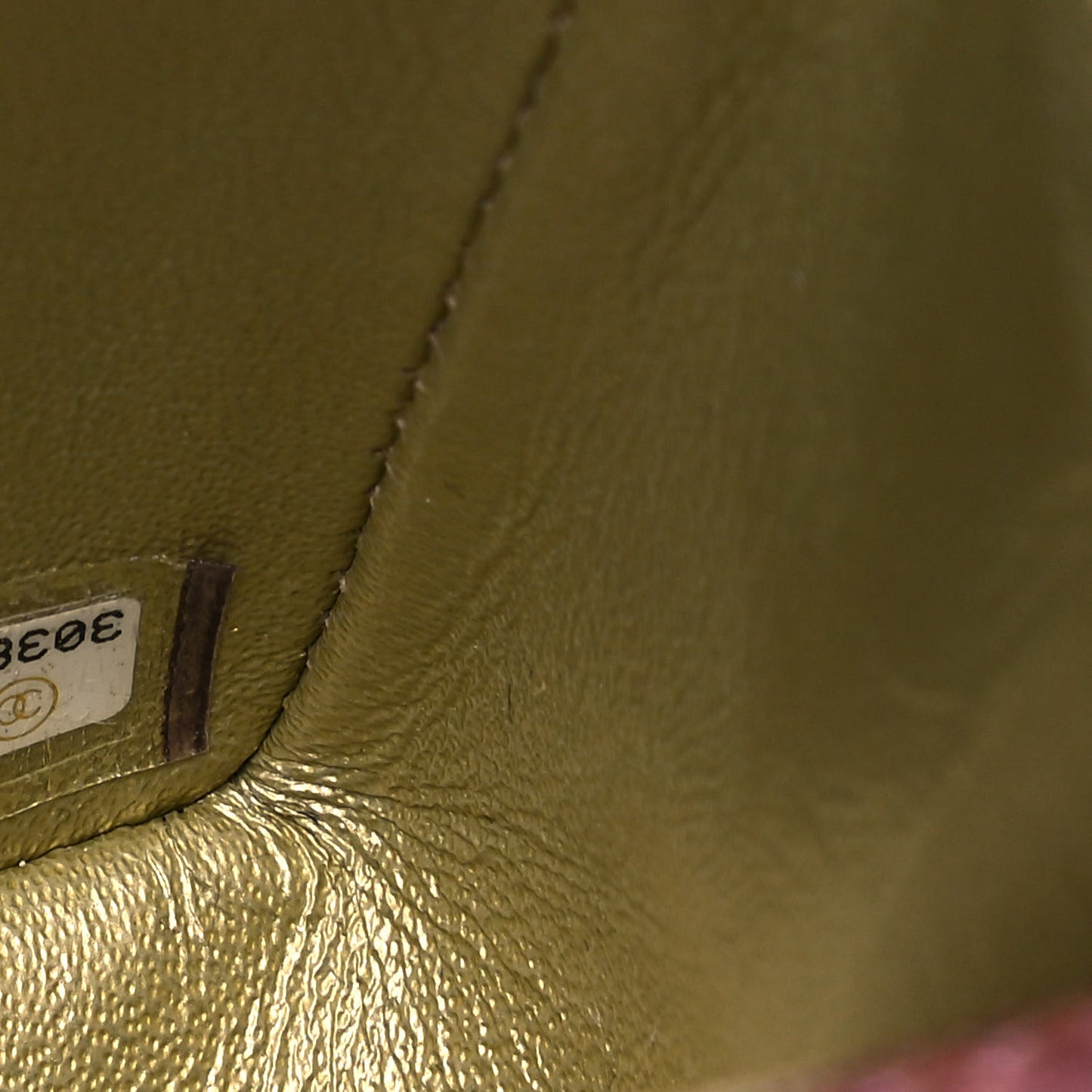 Metallic Goatskin Quilted Mini 2.55 Reissue Flap Multicolor