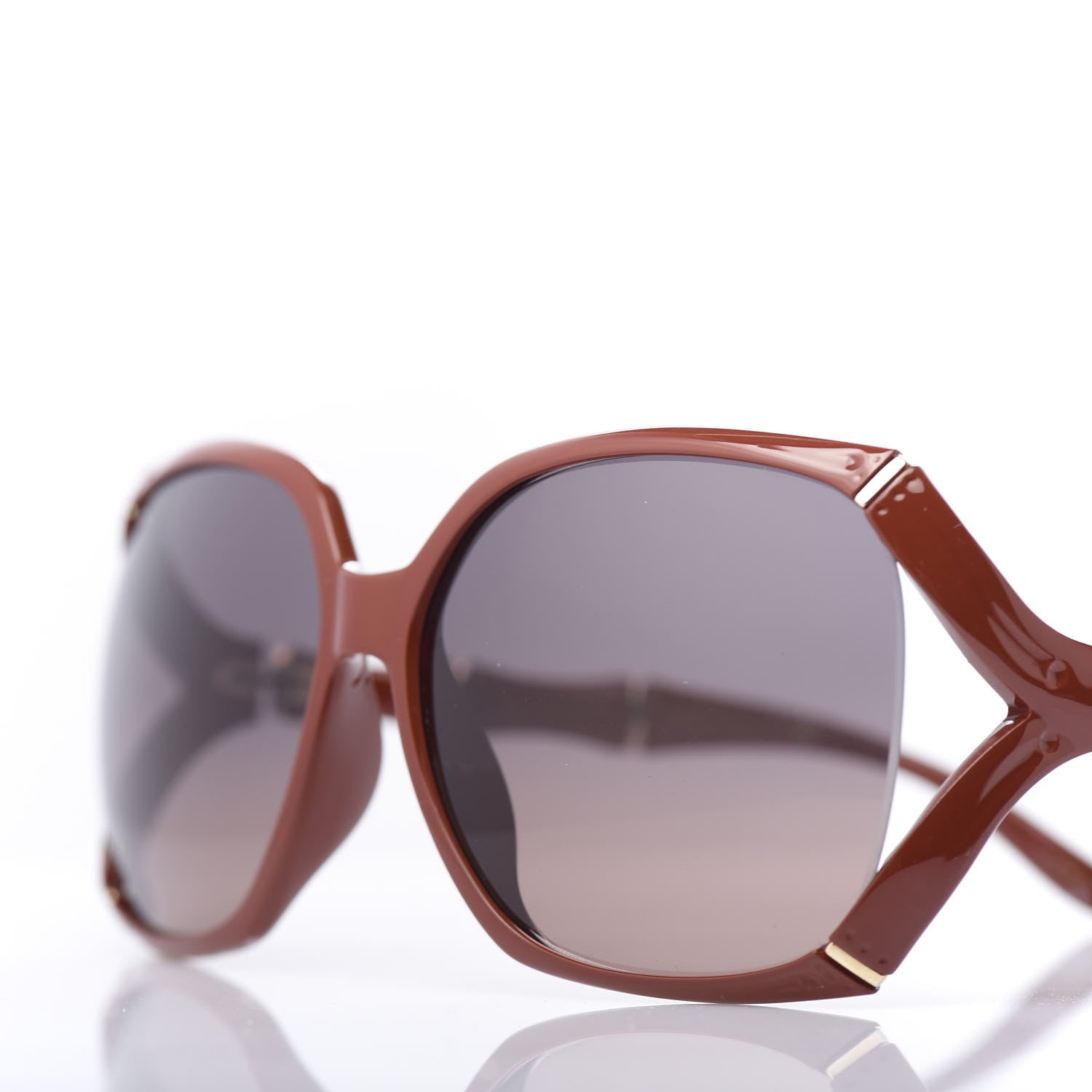 Gucci Bamboo Effect Sunglasses GG0505S Red 7 of 8