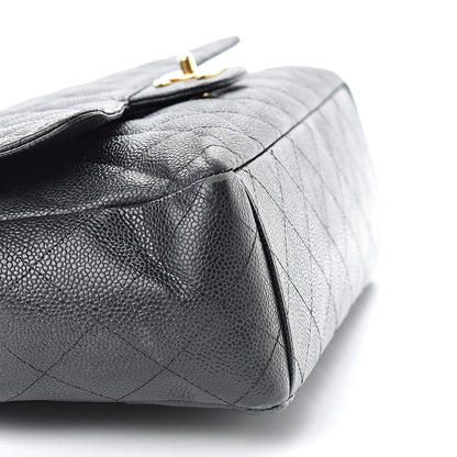 Chanel Caviar Quilted Maxi Double Flap Black 22 of 23