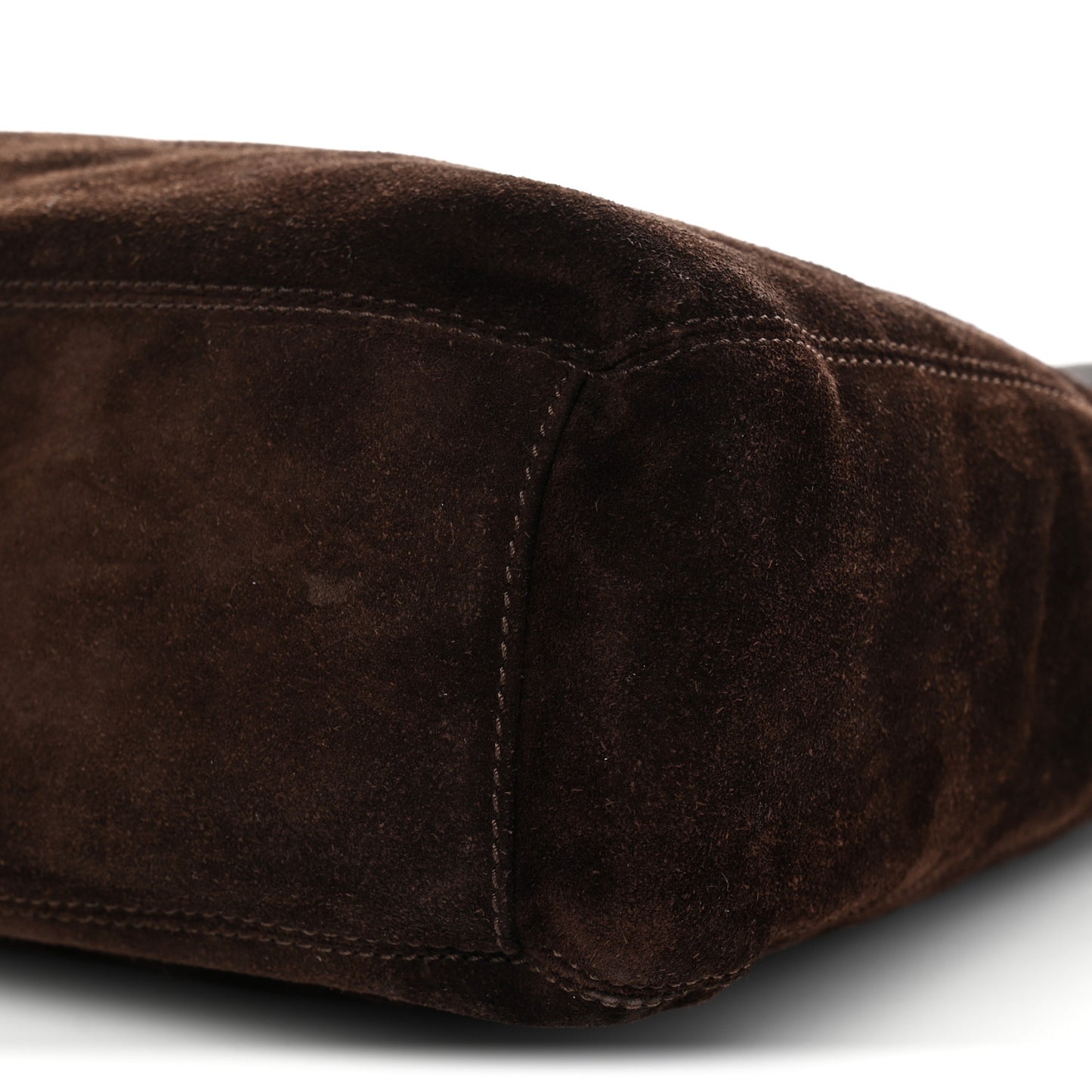 Suede CC Tassel Messenger Bag Brown