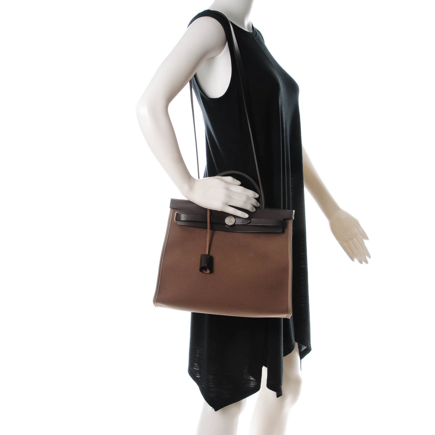 Vache Hunter Toile Herbag Zip 31 PM Etoupe Ebene
