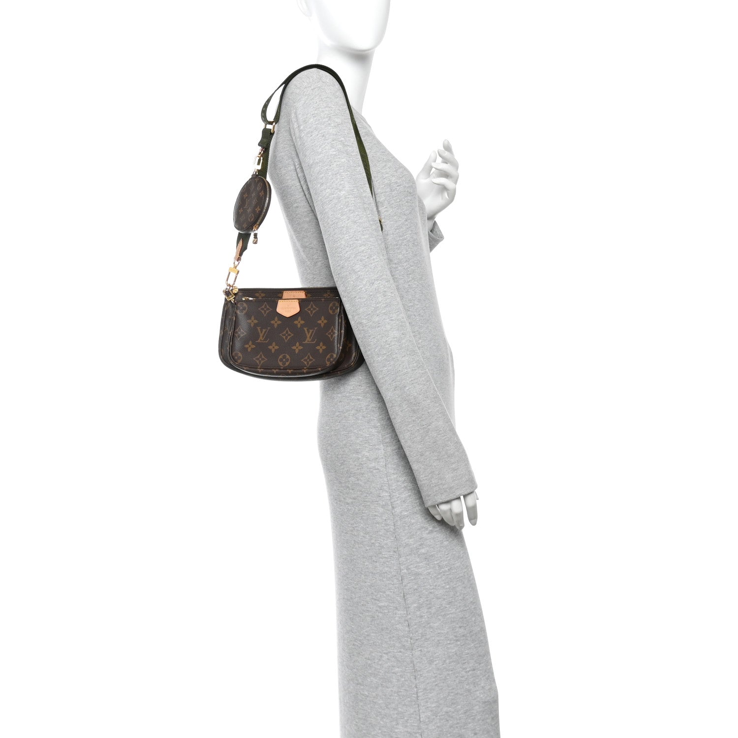 Louis Vuitton Monogram Multi Pochette Accessories Kaki 2 of 10