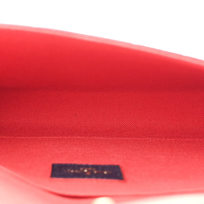 Louis Vuitton Empreinte Pochette Felicie Chain Wallet Marine Rouge 6 of 13