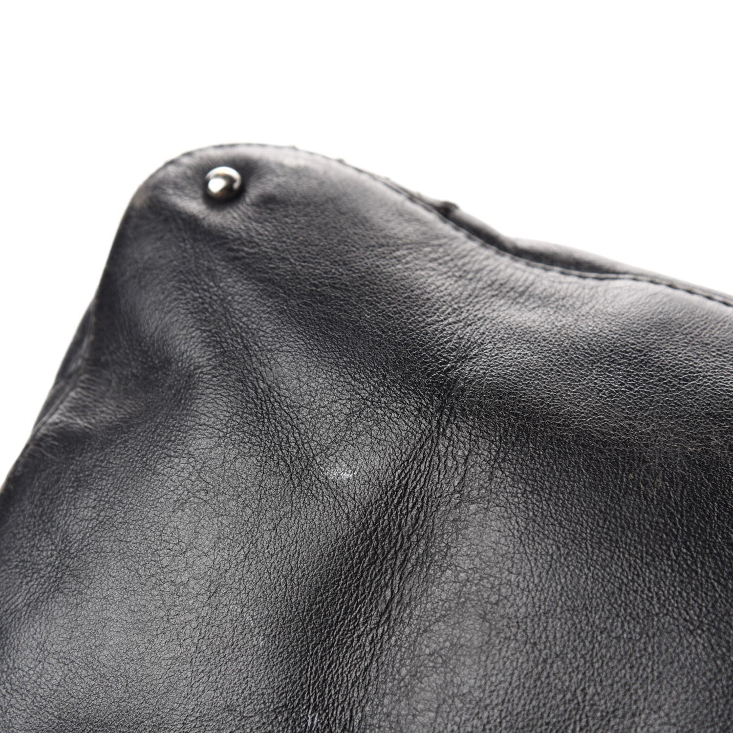 Chanel Calfskin Square Stitched Tassel Hobo Black 12 of 17