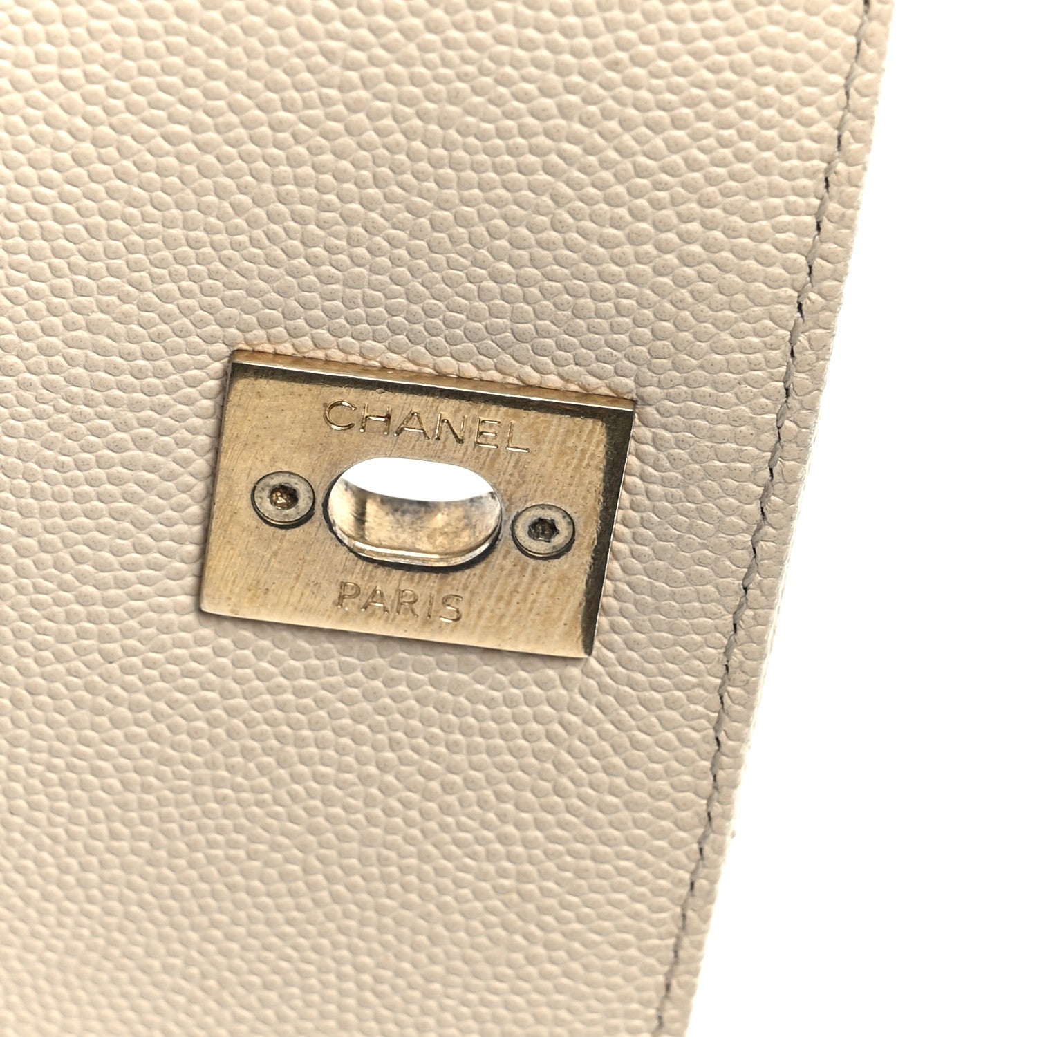 Chanel Caviar Lizard Embossed Chevron Quilted Small Coco Handle Flap Beige 7 of 11