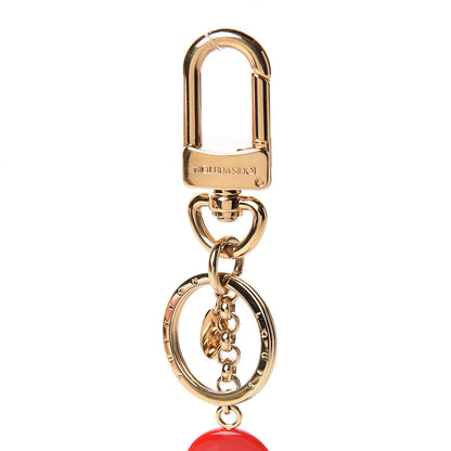 Louis Vuitton Resin Wood Vivienne Bag Charm Red 3 of 4