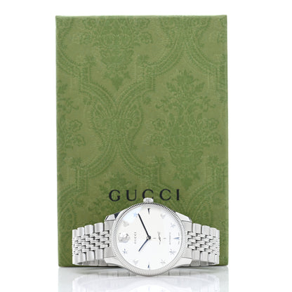 Gucci Stainless Steel 40mm G-Timeless Charm Automatic Watch 5 of 5