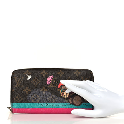 Louis Vuitton Monogram 2015 Christmas Animation Zippy Wallet Hibiscus 2 of 7