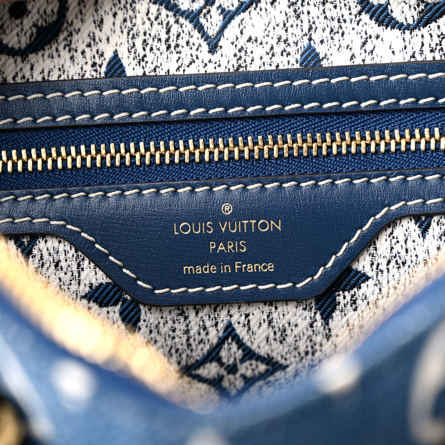 Louis Vuitton Monogram Jacquard Denim Speedy Bandouliere 25 Bleu 6 of 9