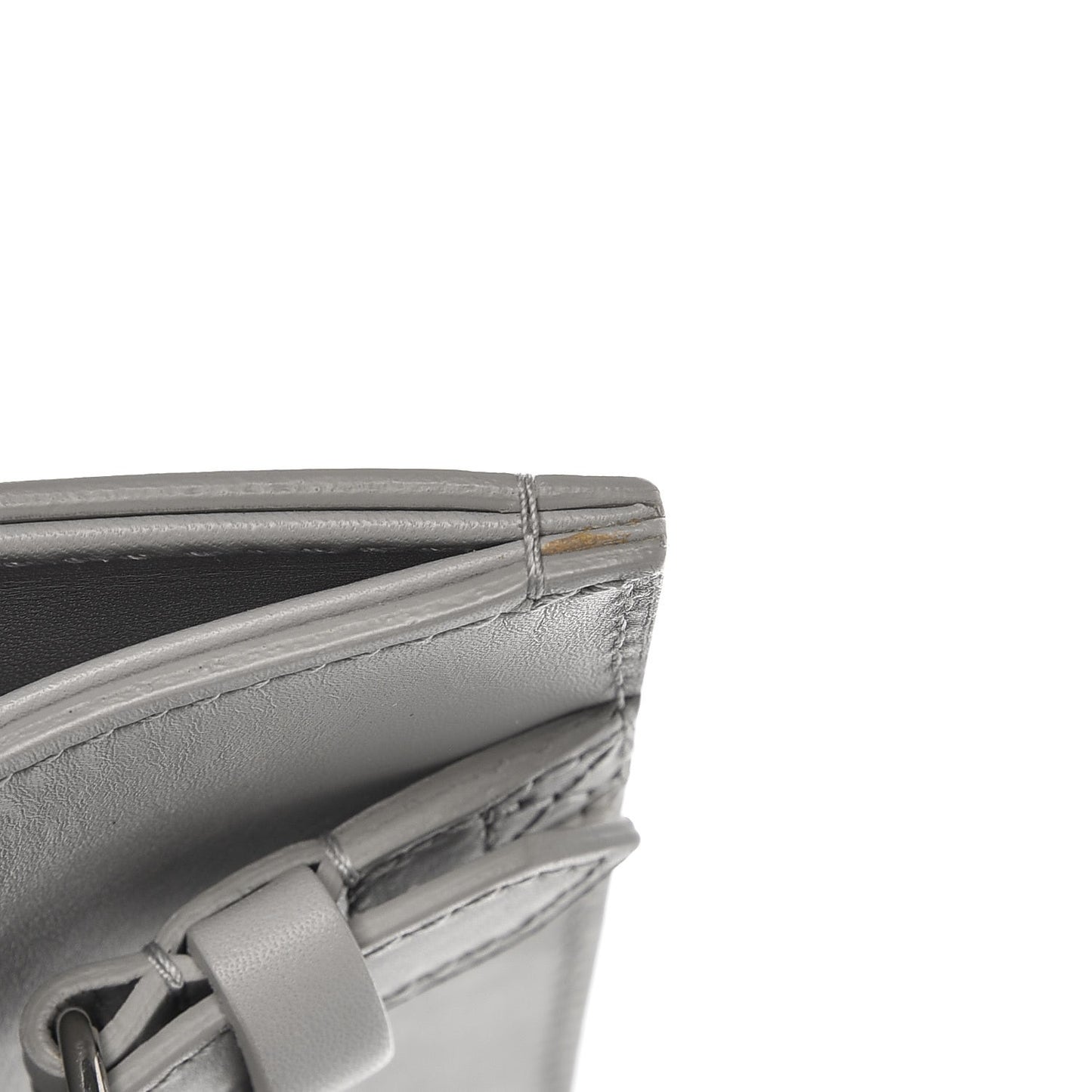 Smooth Calfskin Acrochord Mini All Afternoon Gris Cyan