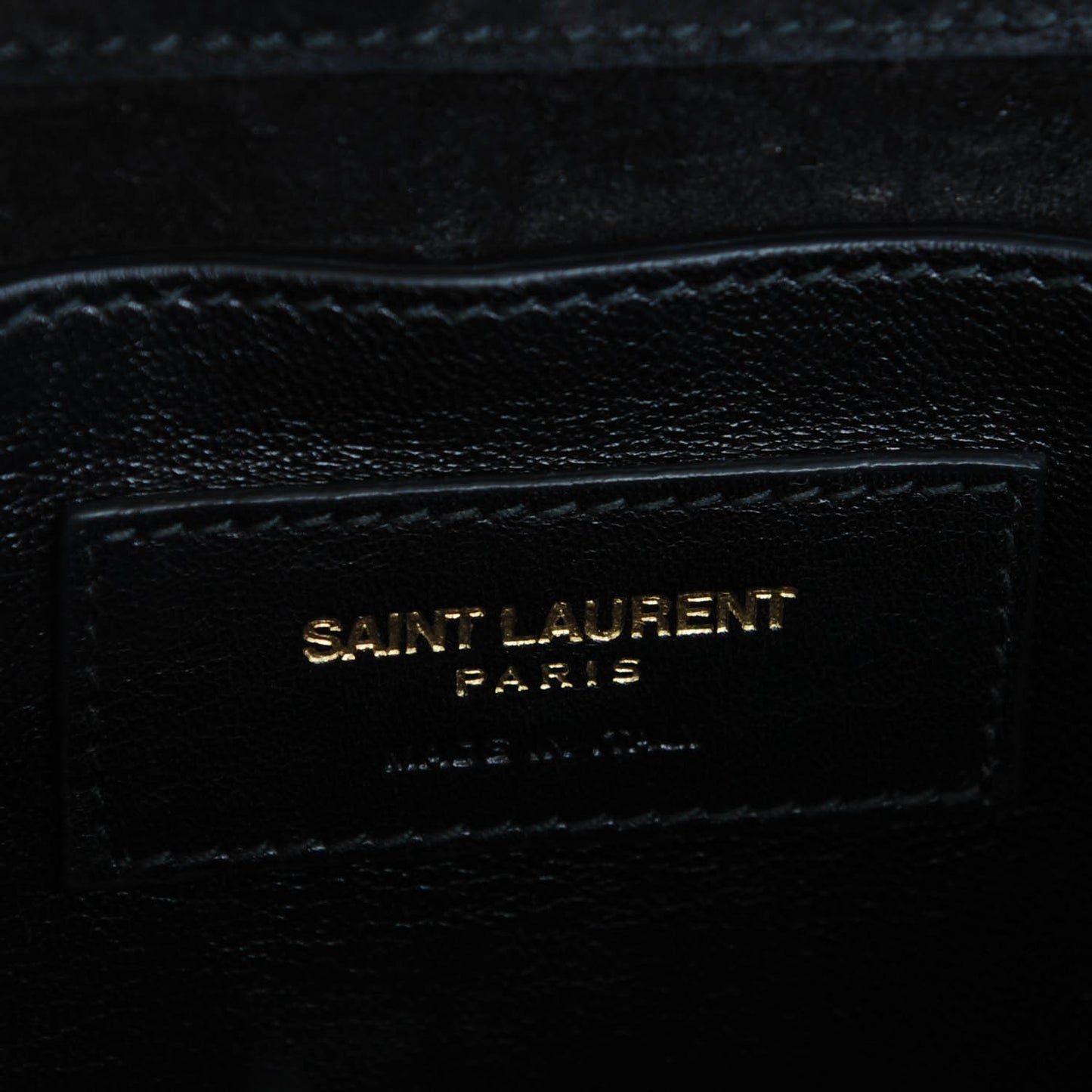 Patent Small Monogram Kate Satchel Black