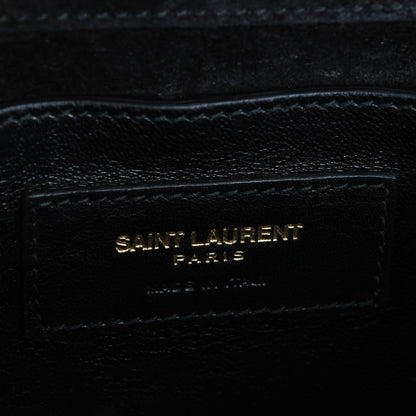 Saint Laurent Patent Small Monogram Kate Satchel Black 7 of 7